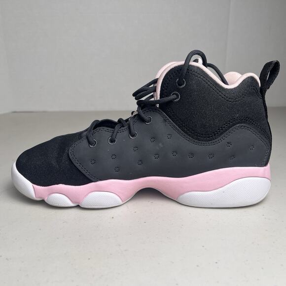 Jordan Jumpman Team II GS Girls 3Y Anthracite Black & Pink Sneakers 820276-060 - Picture 8 of 12